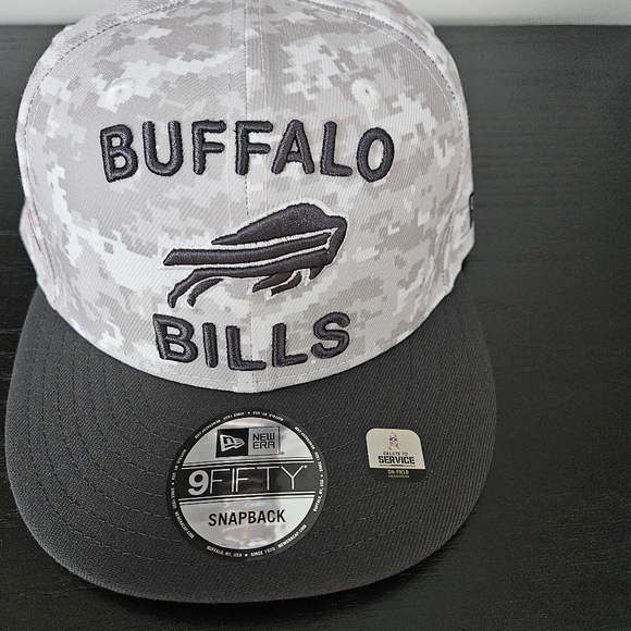 New Era Buffalo Bills 2024 salute to service gray camo snap back hat cap new - Picture 3 of 10